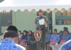 Dandim 1401/Majene Pimpin Upacara Hari Kesadaran Nasional dan HKN ke-61 di Lapangan Upacara Makodim