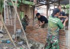Aksi Nyata Kodim 1401/Majene: Rehab Rumah Warga Masuk Tahap Pemasangan Bata
