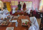 Babinsa Desa Pajalele Dampingi Pelaksanaan Program MBG di Yayasan Mitra Wahid Kebumen