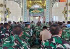 Korem 142/Tatag Gelar Doa Bersama Peringati Hari Juang TNI AD ke-80 Tahun 2025