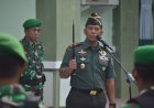 Hindari Pelanggaran Sekecil Apapun, Danrem 142/Tatag Berikan Jam Komandan