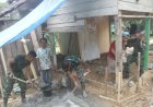 TMMD ke-127 Polman Rehab Rumah Buruh Tani di Desa Bulo